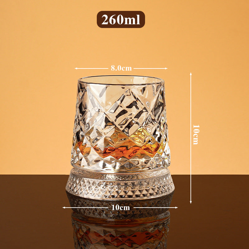 🥛💎Hot Sale 49% OFF✨🔥360° Rotating Whiskey Glass Tumbler
