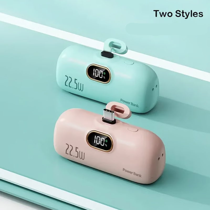 ⏰Limited Offer 24% OFF!🔥5000mAh Mini Power Bank – Ultra-Portable & Universally Compatible🔋📱