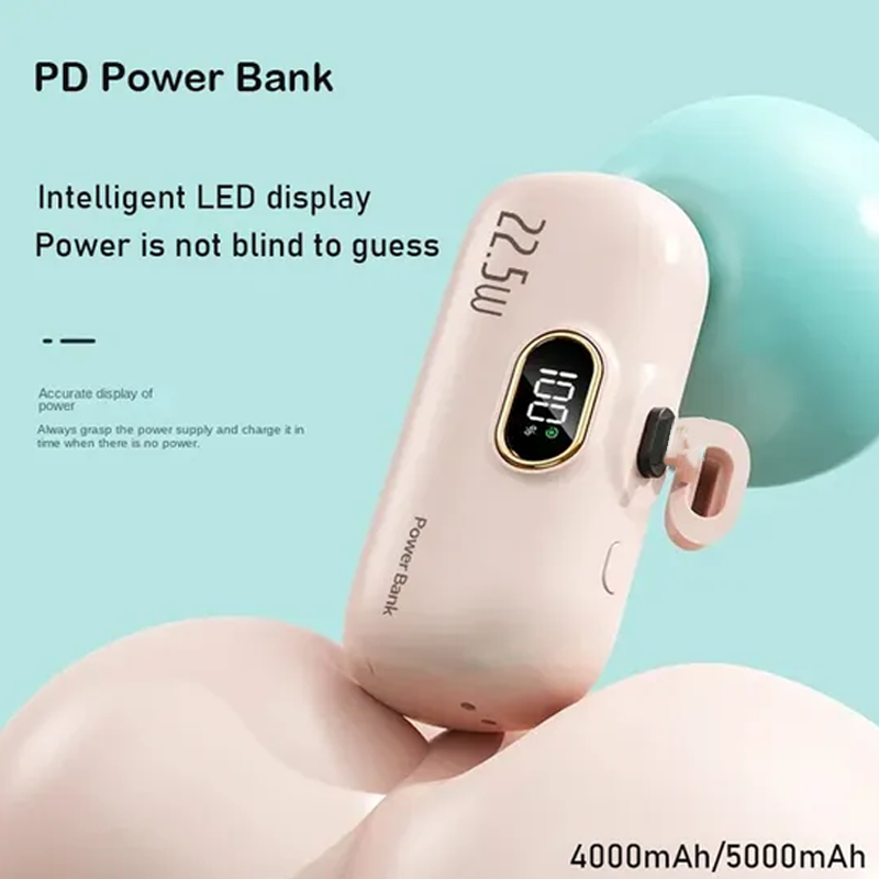 ⏰Limited Offer 24% OFF!🔥5000mAh Mini Power Bank – Ultra-Portable & Universally Compatible🔋📱