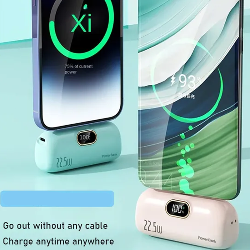 ⏰Limited Offer 24% OFF!🔥5000mAh Mini Power Bank – Ultra-Portable & Universally Compatible🔋📱