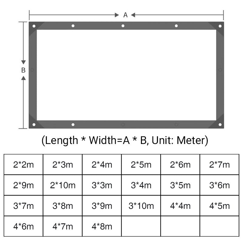 ⏰ Sturdy & Transparent Waterproof Tarpaulin | UV-resistant, tear-resistant and perfect for garden, balcony, car and outdoor protection 🌧️🛡️