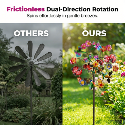 🌸Spring Sale 50% OFF🌬️🎡 Solar-Powered Wind Spinner for Garden