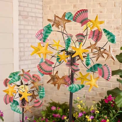 🌸Spring Sale 50% OFF🌬️🎡 Solar-Powered Wind Spinner for Garden