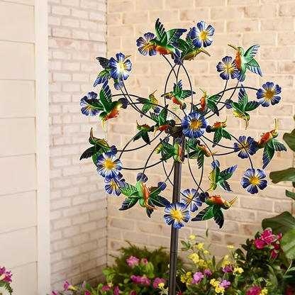 🌸Spring Sale 50% OFF🌬️🎡 Solar-Powered Wind Spinner for Garden