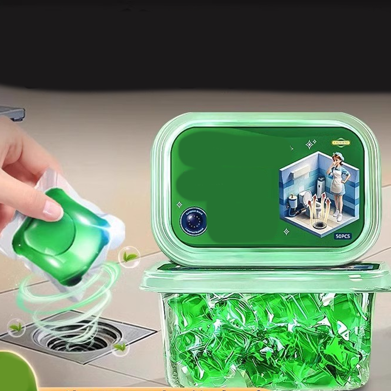 💧Drain Deodorizer Pods – Bio‑enzyme formula neutralizes smells at the source