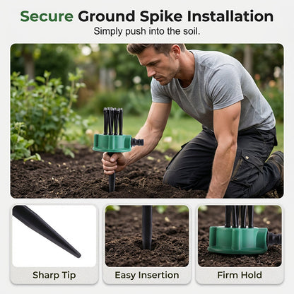 💧360° Multi-Directional Lawn Sprinkler💧Precision Garden Irrigation with Flexible Spray Nozzles🌱