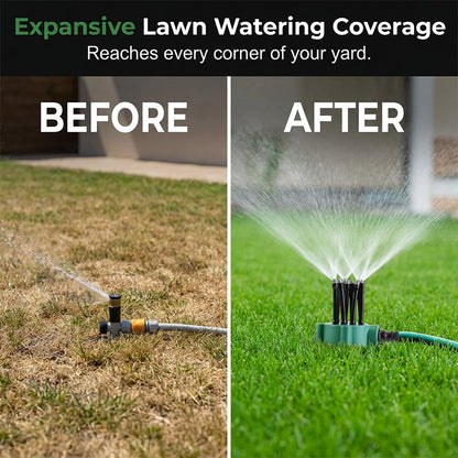 💧360° Multi-Directional Lawn Sprinkler💧Precision Garden Irrigation with Flexible Spray Nozzles🌱