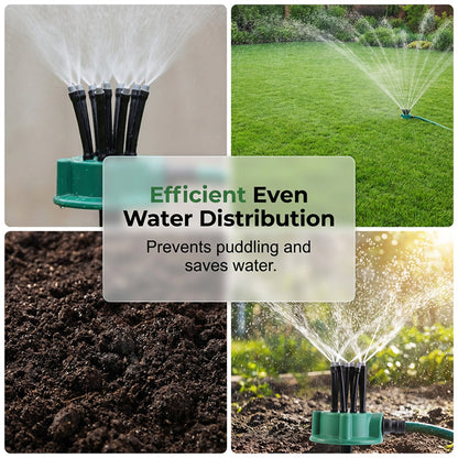 💧360° Multi-Directional Lawn Sprinkler💧Precision Garden Irrigation with Flexible Spray Nozzles🌱
