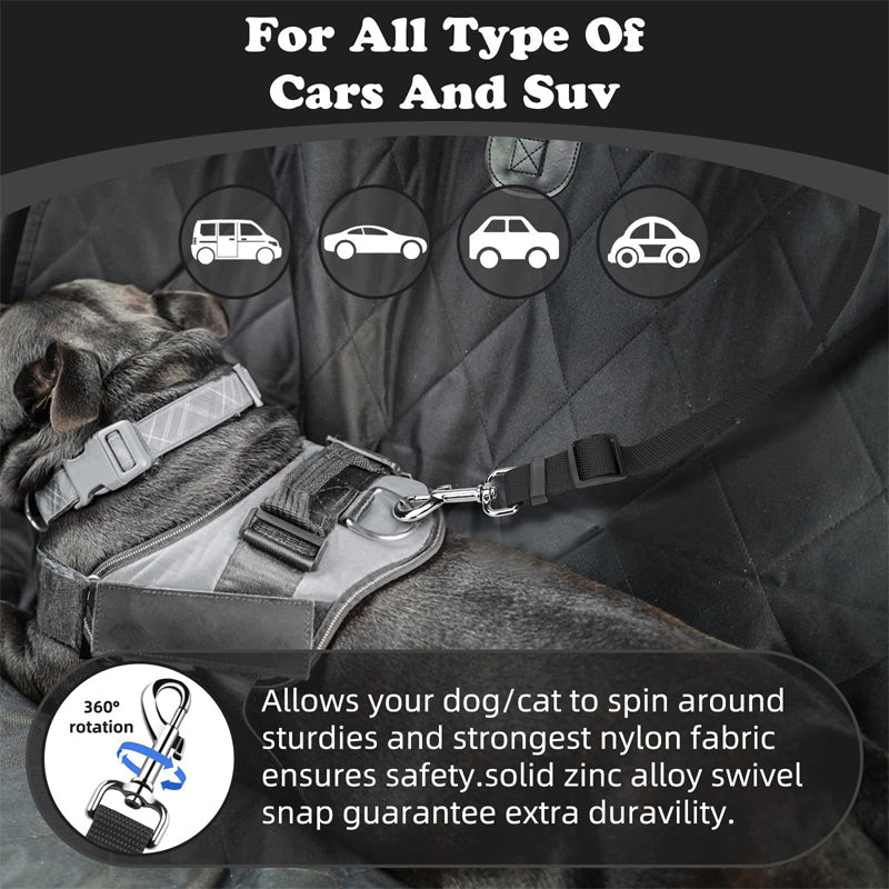 2-in-1 Dog Car Seat Belt & Walking Leash