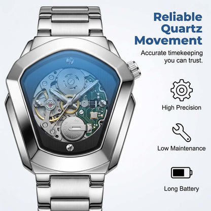 📢📢40% OFF !! ⏰Men's Rhombus-Shaped Quartz Watch