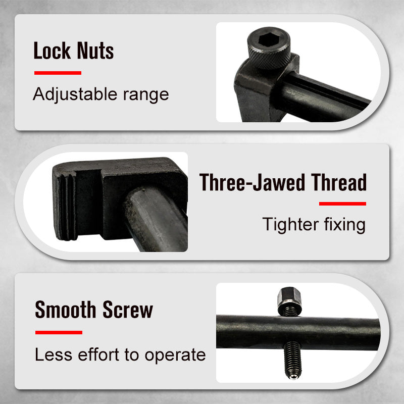 🔧⚙️ Adjustable Crankshaft Pulley Removal Tool – 50% OFF! Fits most vehicles, easy to use, heavy-duty – remove pulleys without hassle. 🚗