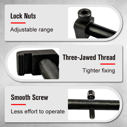 🔧⚙️ Adjustable Crankshaft Pulley Removal Tool – 50% OFF! Fits most vehicles, easy to use, heavy-duty – remove pulleys without hassle. 🚗💪