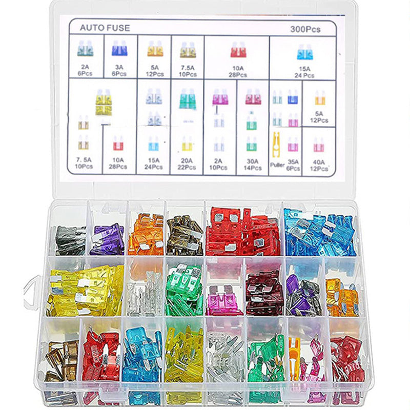 300PCS Car Fuse Assortment Kit