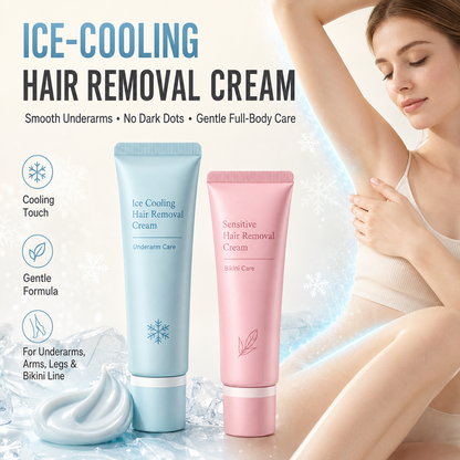 Gentle Hair Removal Cream – Painless & Skin-Safe Formula for Sensitive Areas