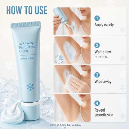 Gentle Hair Removal Cream – Painless & Skin-Safe Formula for Sensitive Areas