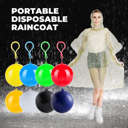 🔥Limited Time Promotion 50% OFF🔥Mini Ball Shape Disposable Raincoat(Buy 1 Get 1 Free)