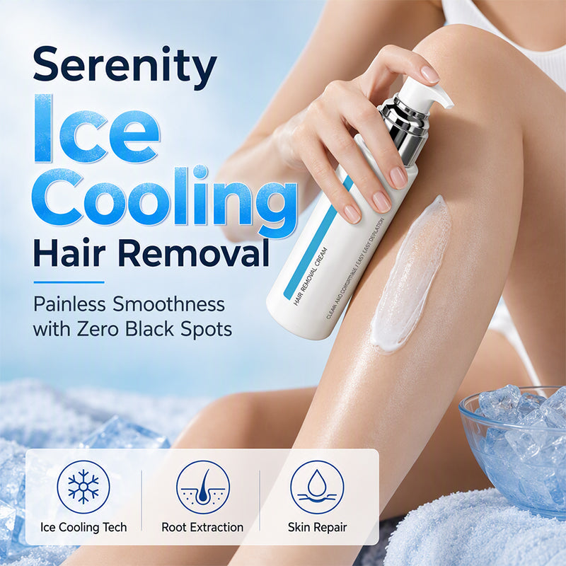 💥LAST DAY SPECIAL PRICE!✨Ice-Cooling Hair Removal Cream for Sensitive Skin