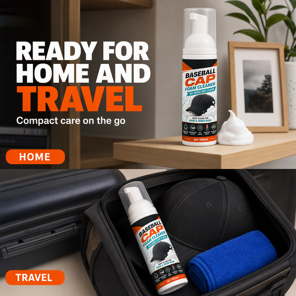 ✨No-Rinse Baseball Cap Foam Cleaner