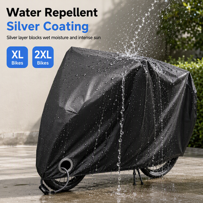 📢📢50% OFF !! ⏰Waterproof Bike Cover for 1–2 Bikes – Windproof Outdoor Protection 🚲
