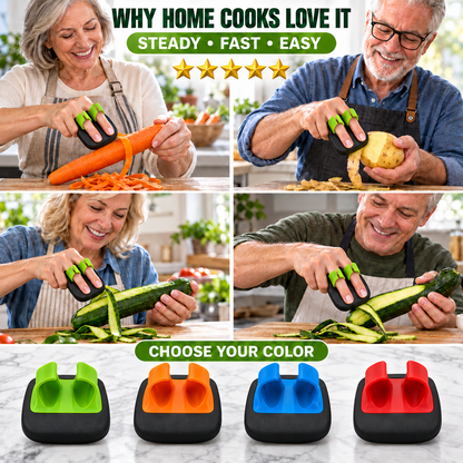 🥕Ergonomic Two-Finger Fruit and Vegetable Peeler