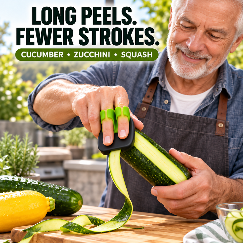 🥕Ergonomic Two-Finger Fruit and Vegetable Peeler