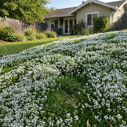 white creeping thyme seeds